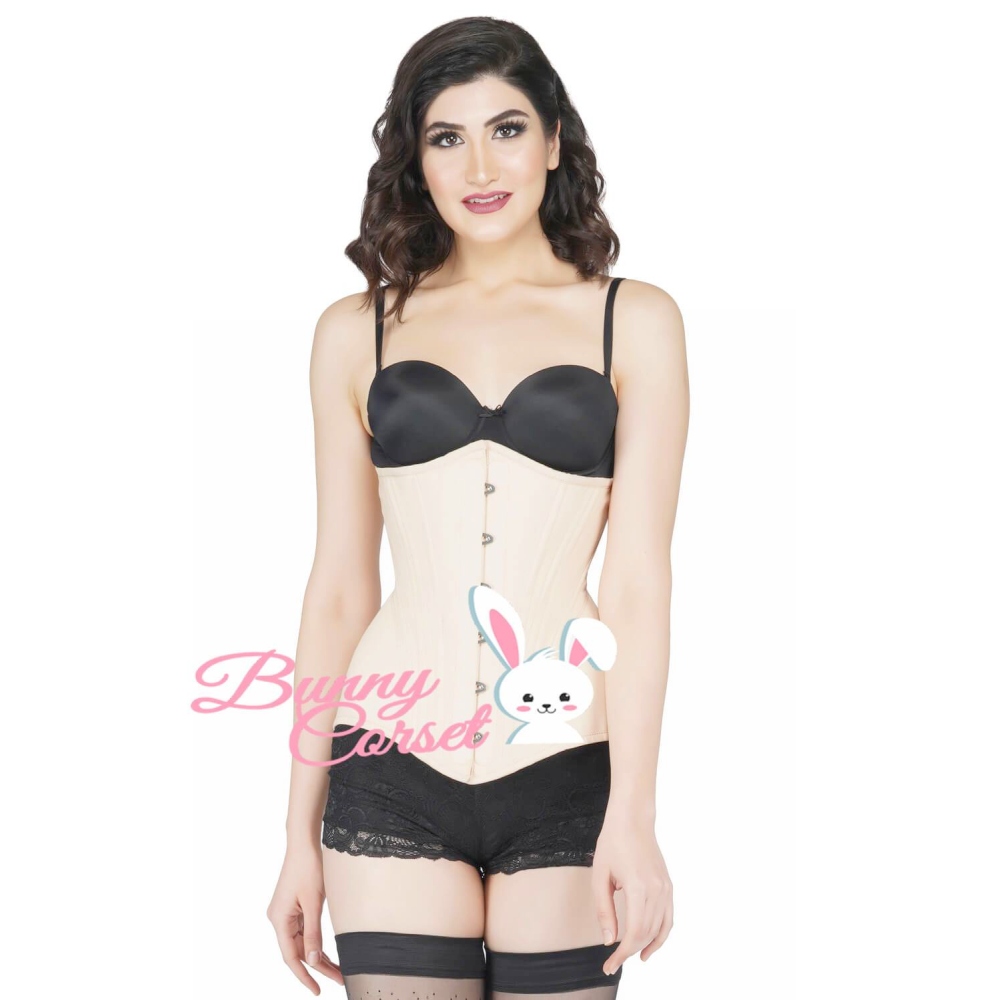 Attitude Corsets - Bradana Waist Trainer Unterbrustkorsett für Taillentraining - Beige